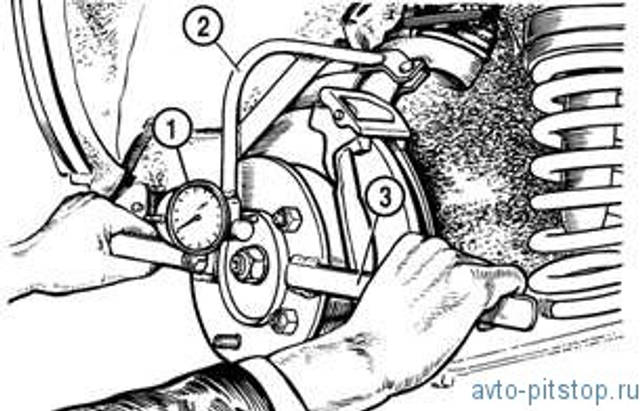 Проверка и регулировка углов установки передних колес Шевроле-Нива